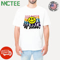 Original 100 days 100 days 100 days 100 days of school smile icon shirt