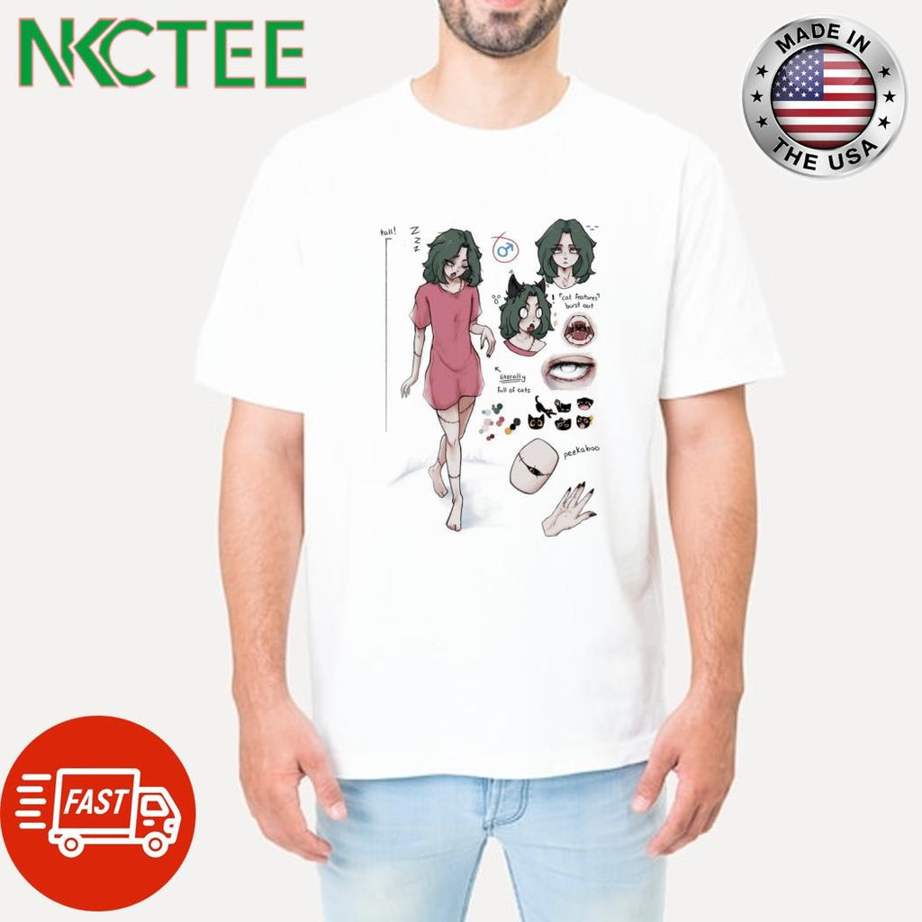 Original 2.0 naraillust peekaboo shirt