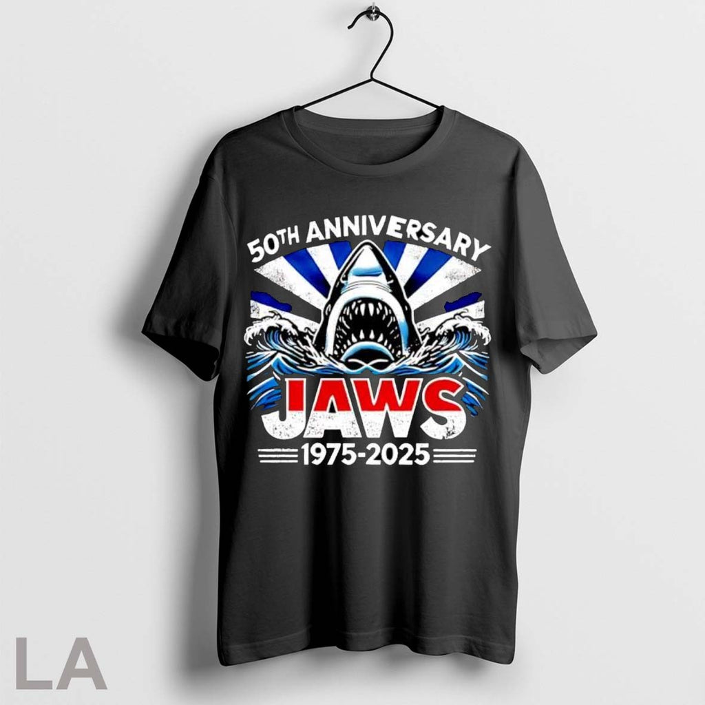 Original 50th Anniversary Jaws 1975 2025 Shark Movie