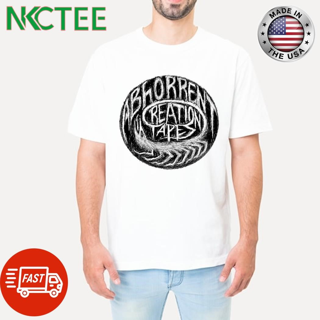 Original Abhorrent Creation Tapes Logo circle shirt