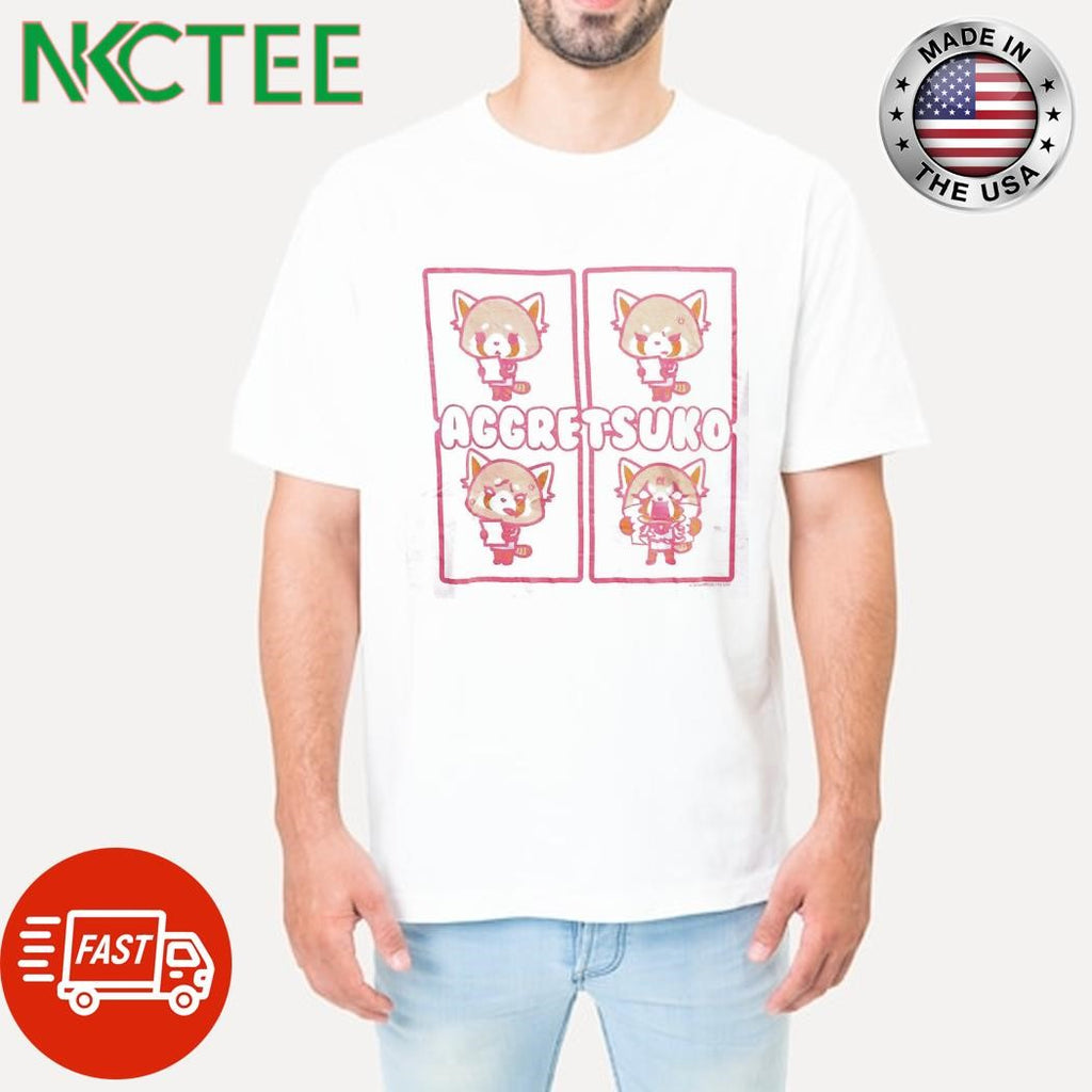Original Aggretsuko four paint shirt