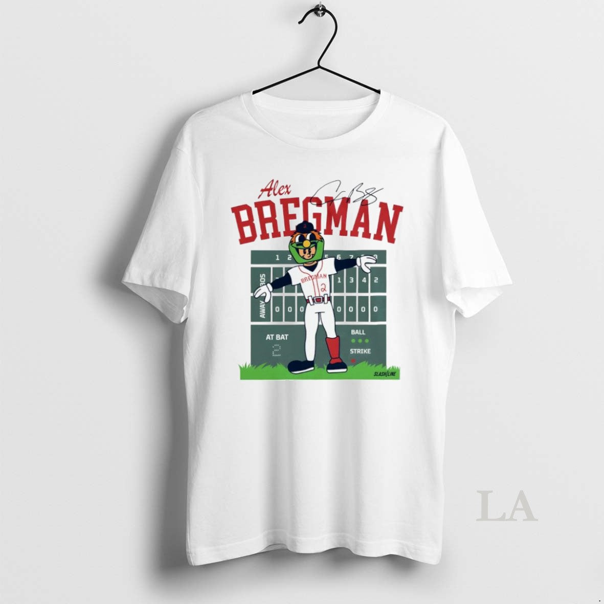 Original Alex Bregman Boston Red Sox 2 Mascot Signature