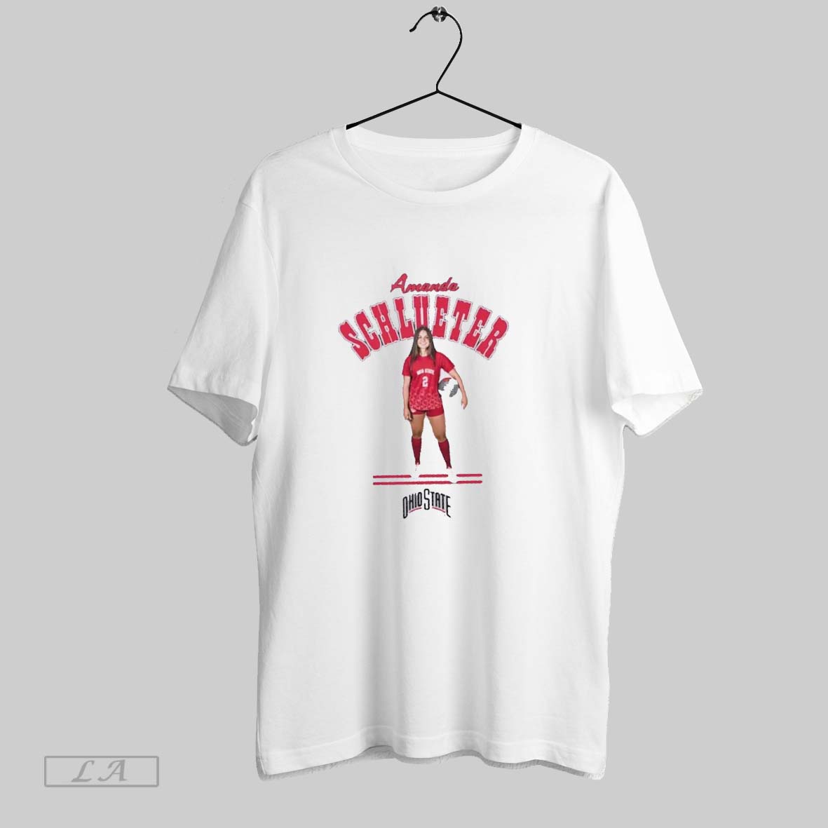 Original Amanda Schlueter Illustrated Ohio State Soccer