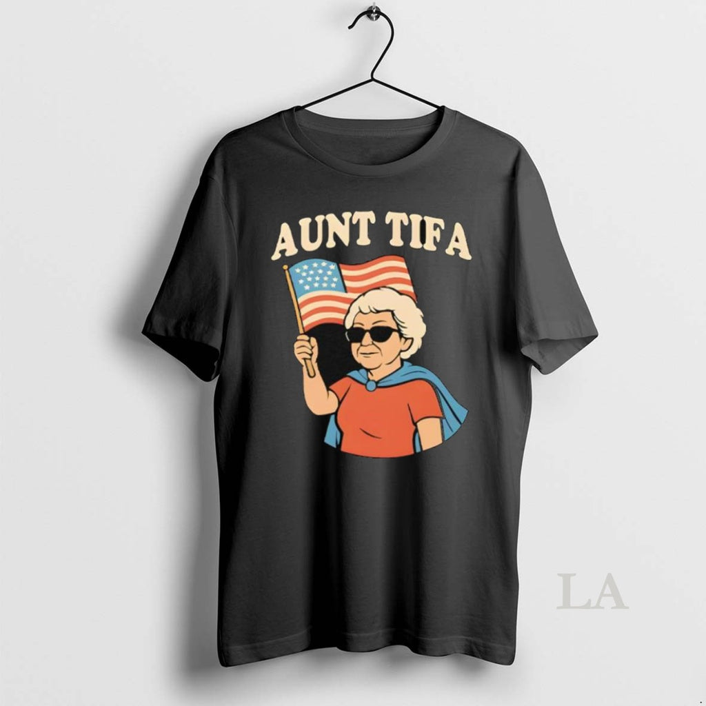 Original Aunt Tifa American Flag Funny