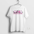 Original Black Cat Ghost In October We Wear Pink Breast Cancer Awareness