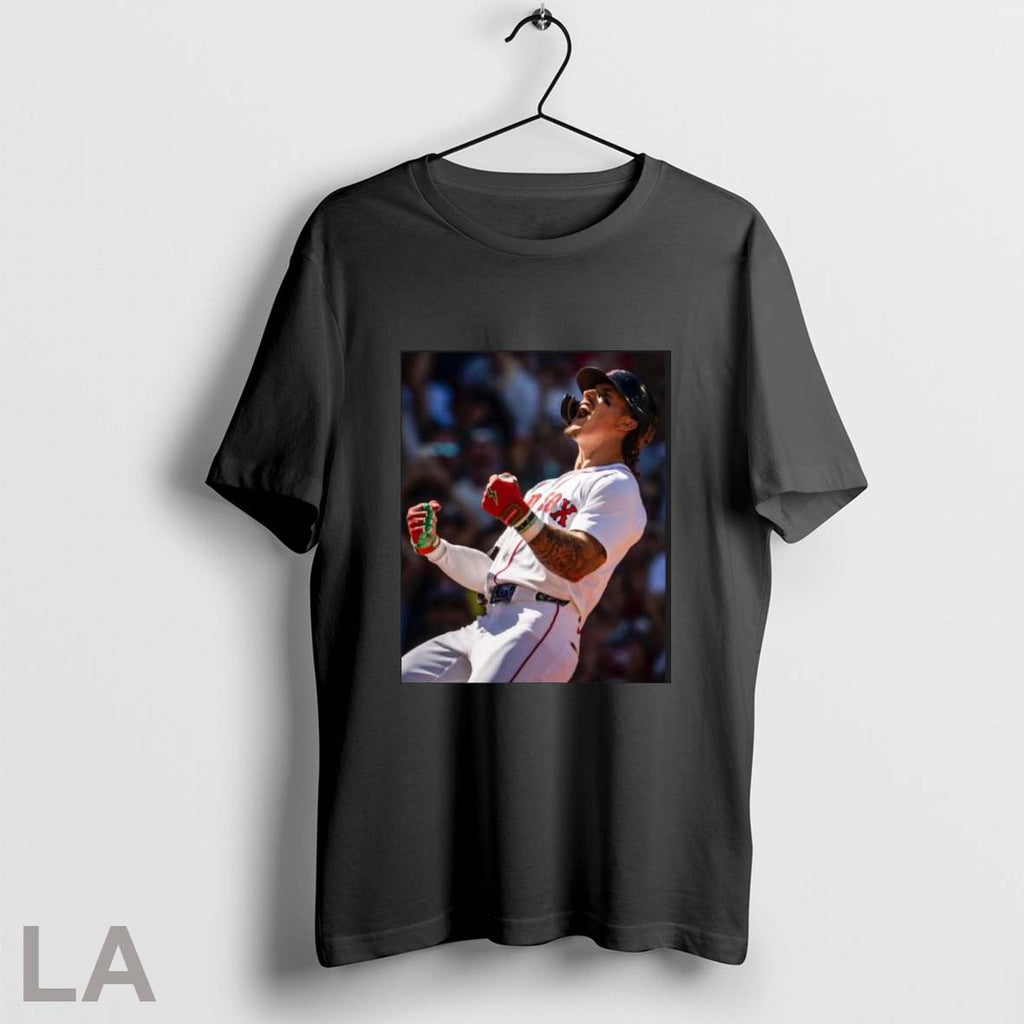 Original Boston Red Sox Jarren Duran Celebration Pose Photo
