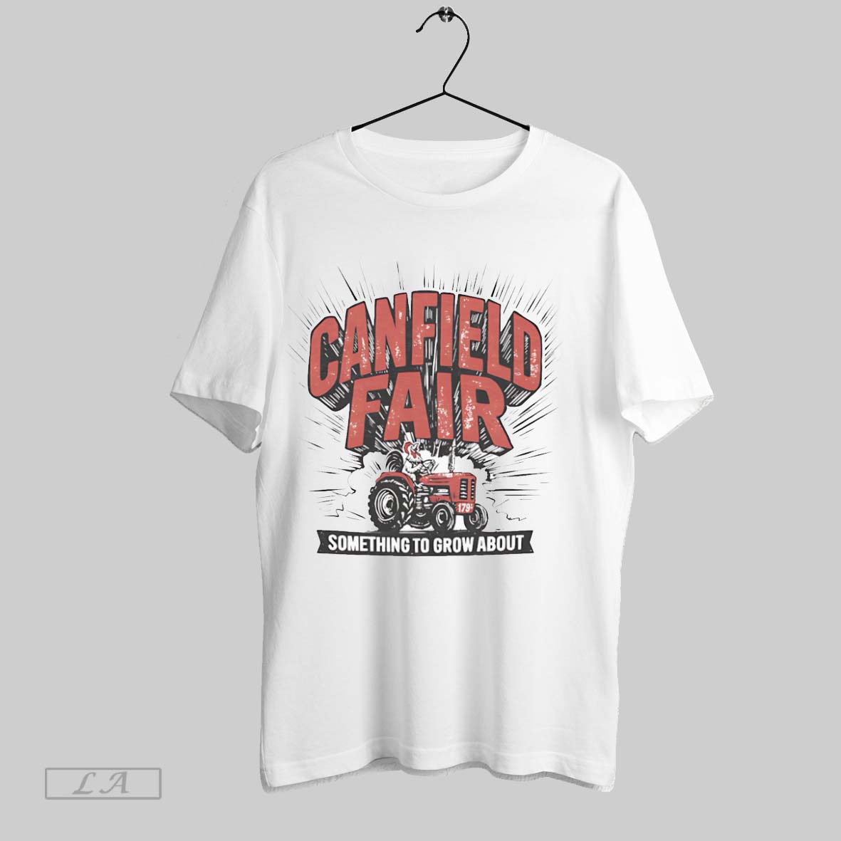 Original Canfield Fair 25 Something To Grow About White Poster