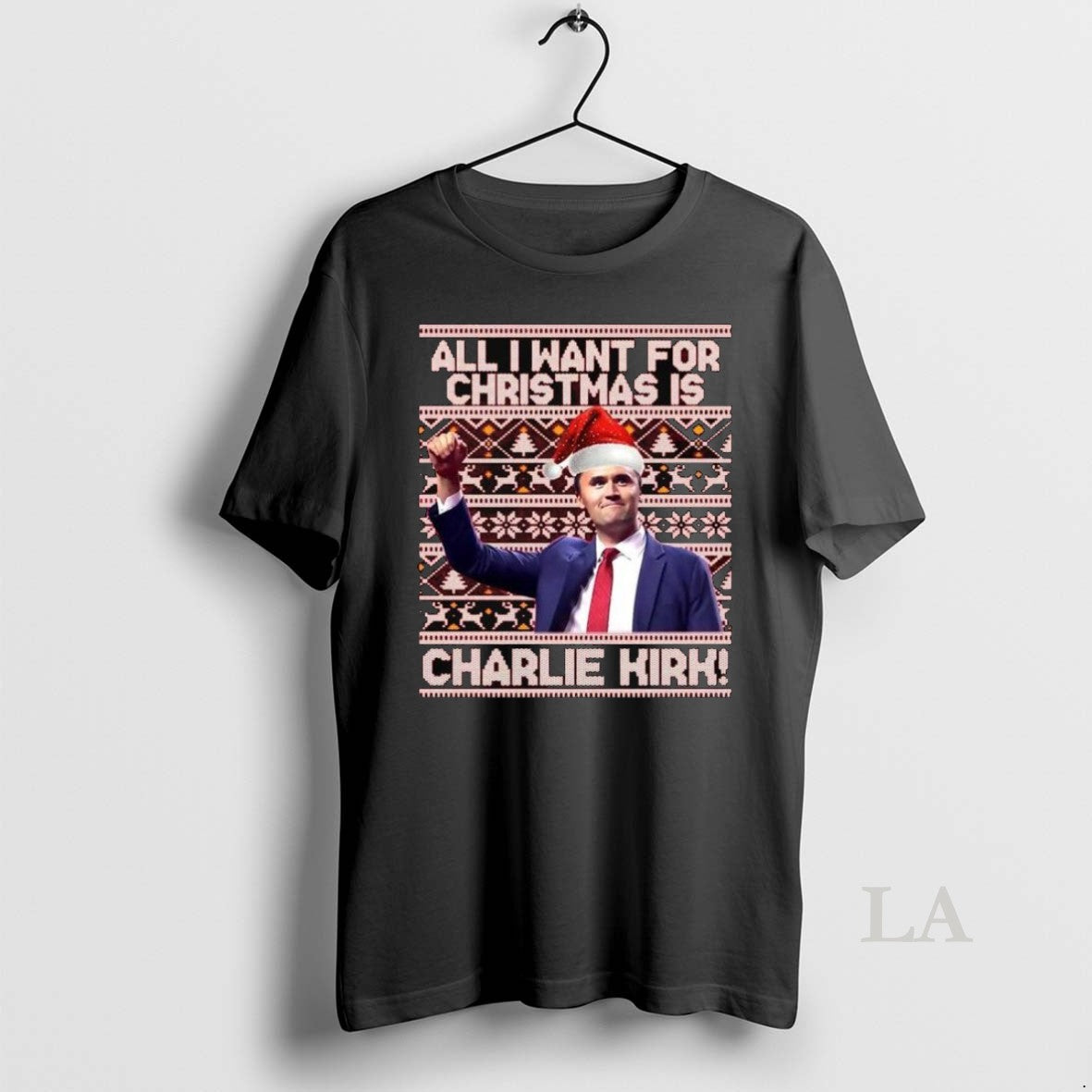 Original Charlie Kirk All I Want For Christmas Is Ugly Christmas 2025 Long Sleve