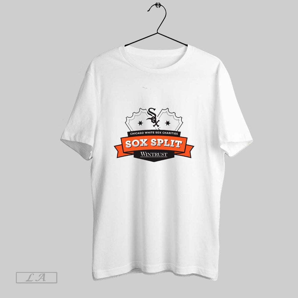 Original Chicago White Sox Mlb Charities Sox Split Wintrust Logo 2025