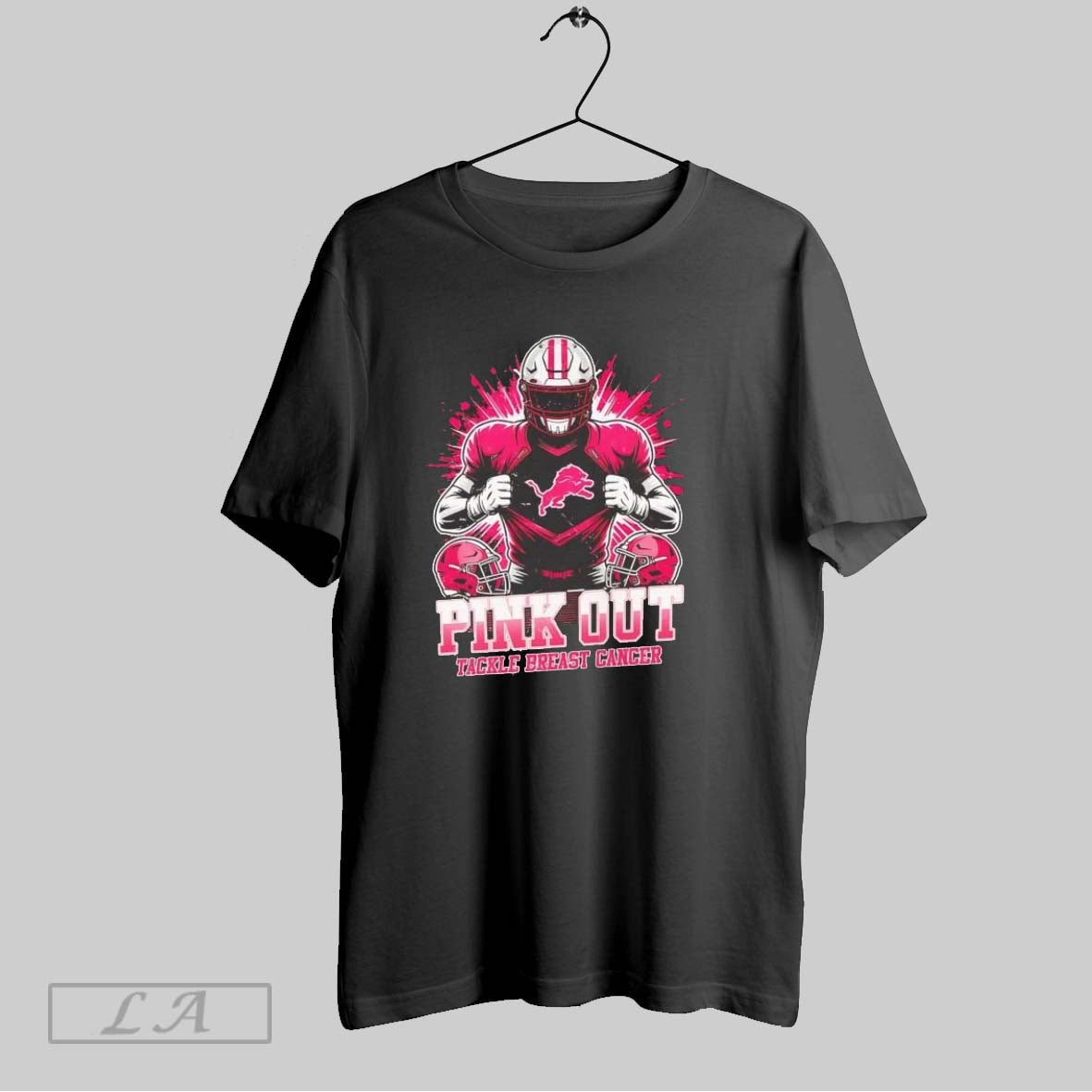 Original Detroit Lions Pink Out Tackle Breast Cancer Ladies