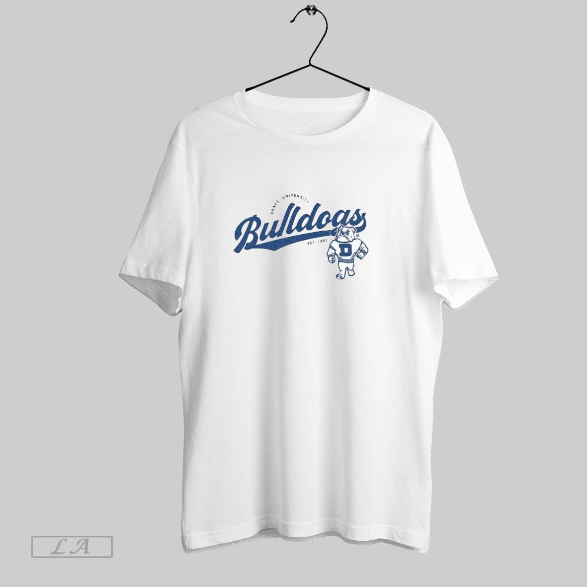 Original Drake University Bulldogs Script Logo Heavyweight