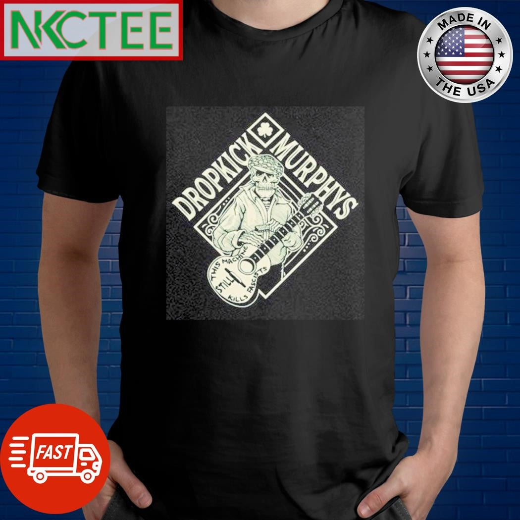 Original Dropkick Murphys – Skelly Cousin graphic skeleton shirt