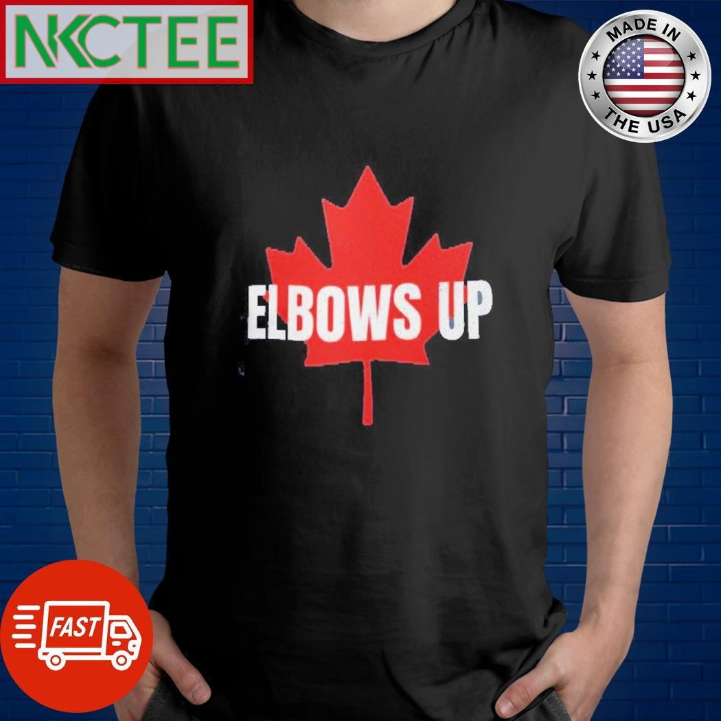 Original Elbows up Canada leaf shirt