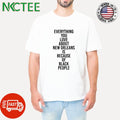 Original Everything you love about New Orleans is because of black people shirt