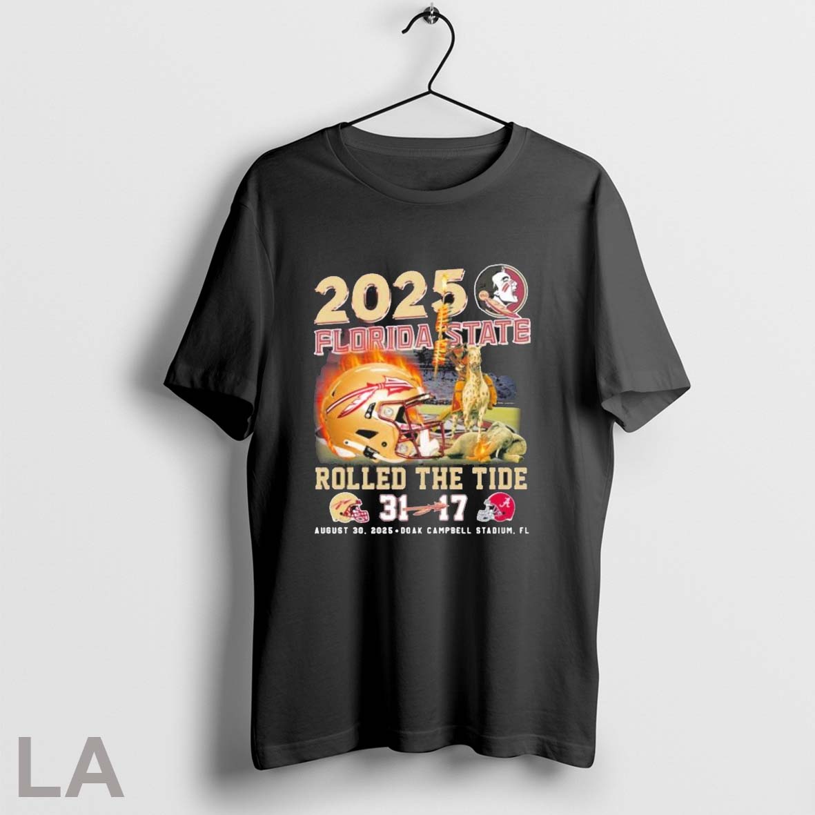Original Florida State Seminoles 2025 Rolled The Tide 31 17 Alabama
