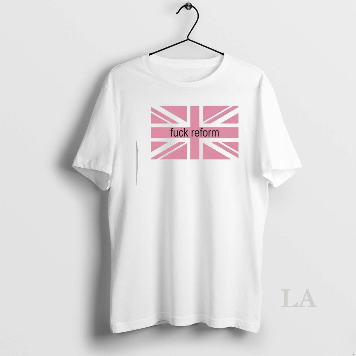 Original Fuck Reform Union Jack Pink Flag