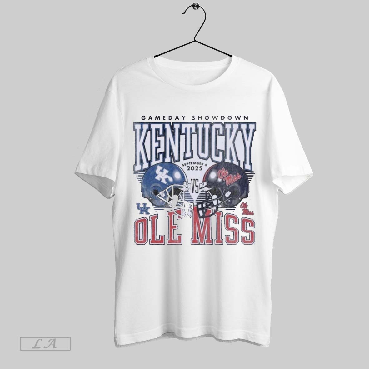 Original Gameday Kentucky Vs Ole Miss September 6 2025 Duel Helmet