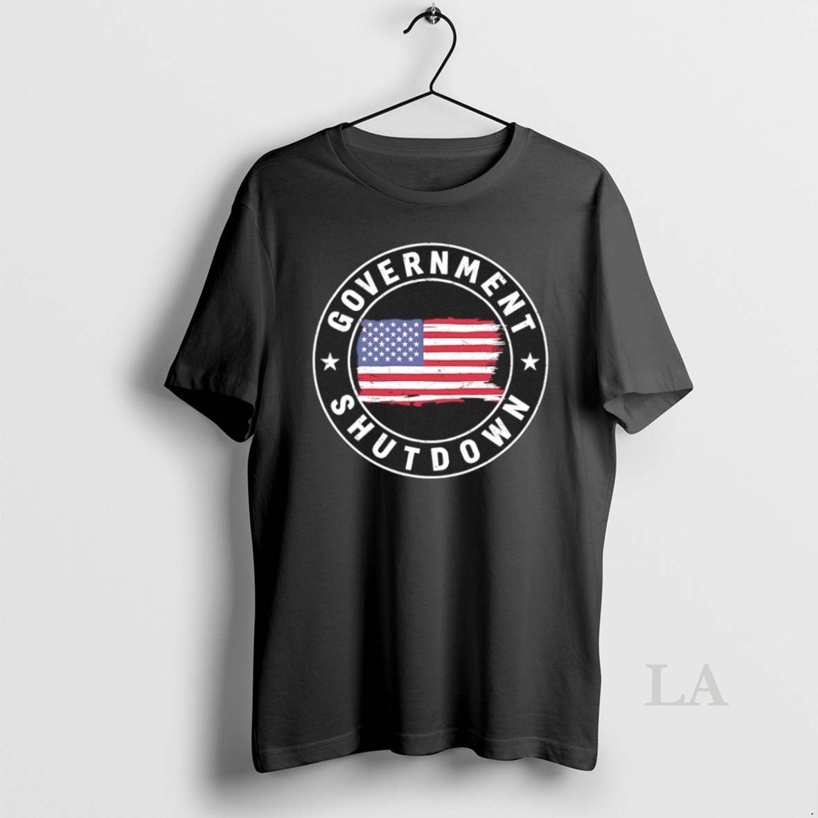 Original Government Shutdown American Flag Logo