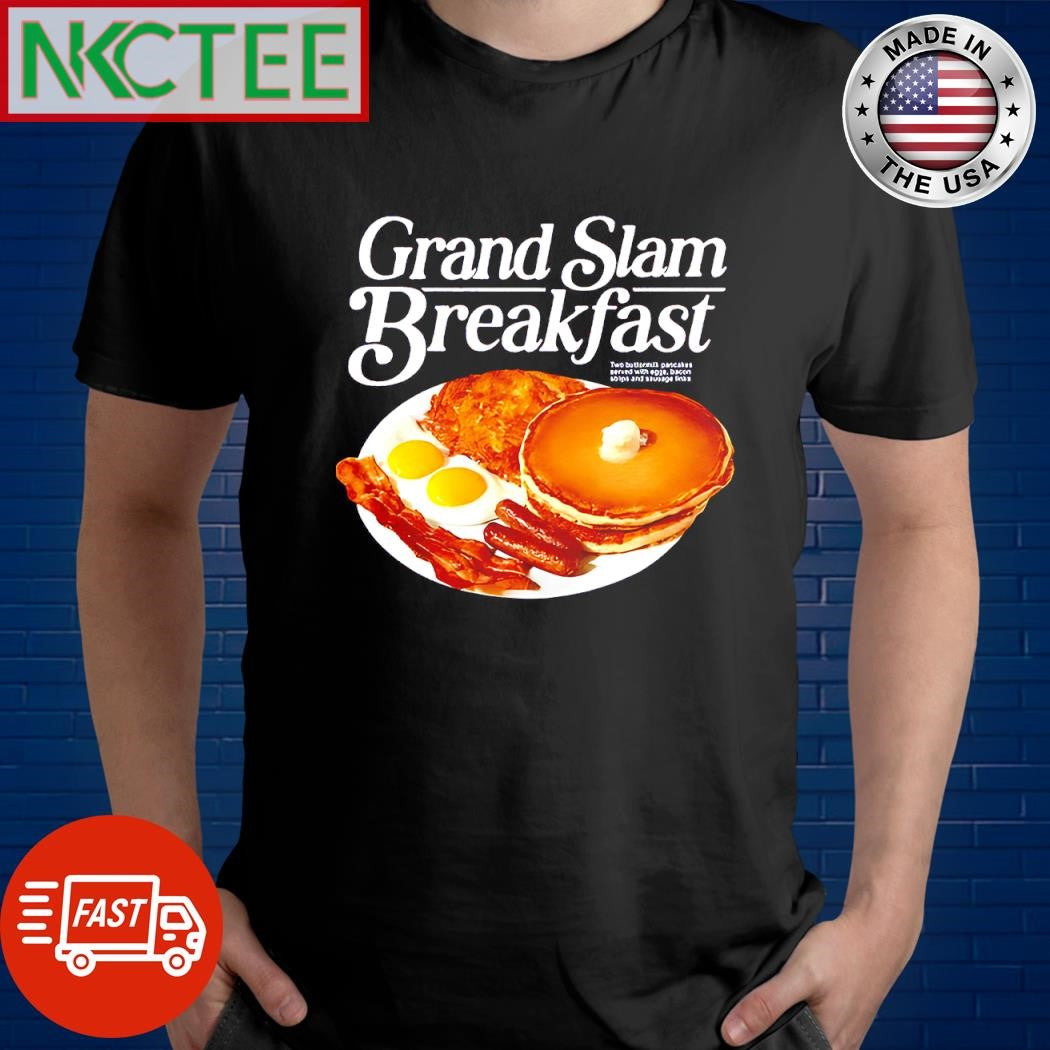 Original Grand Slam Breakfast food shirt