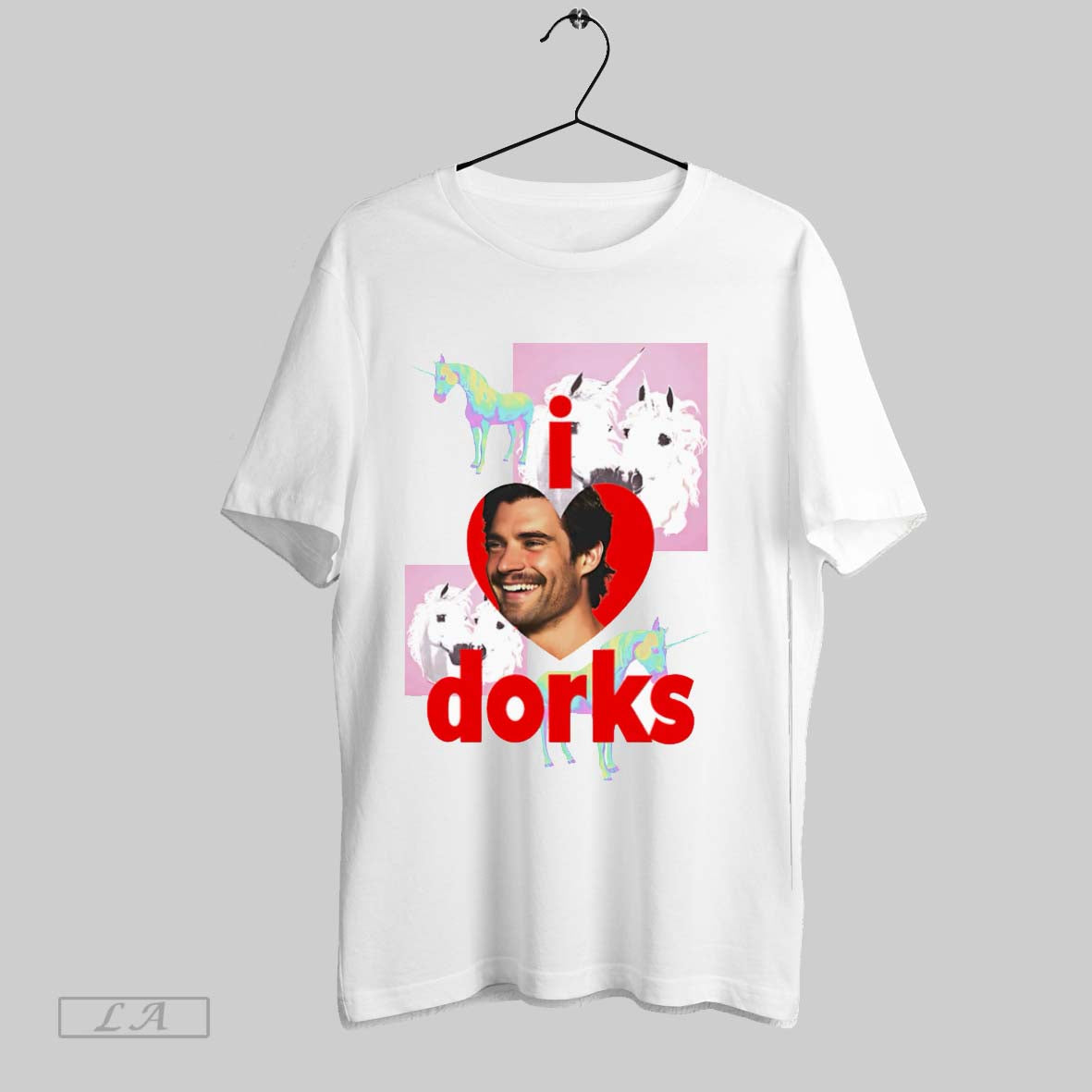 Original I Love Dorks White Poster