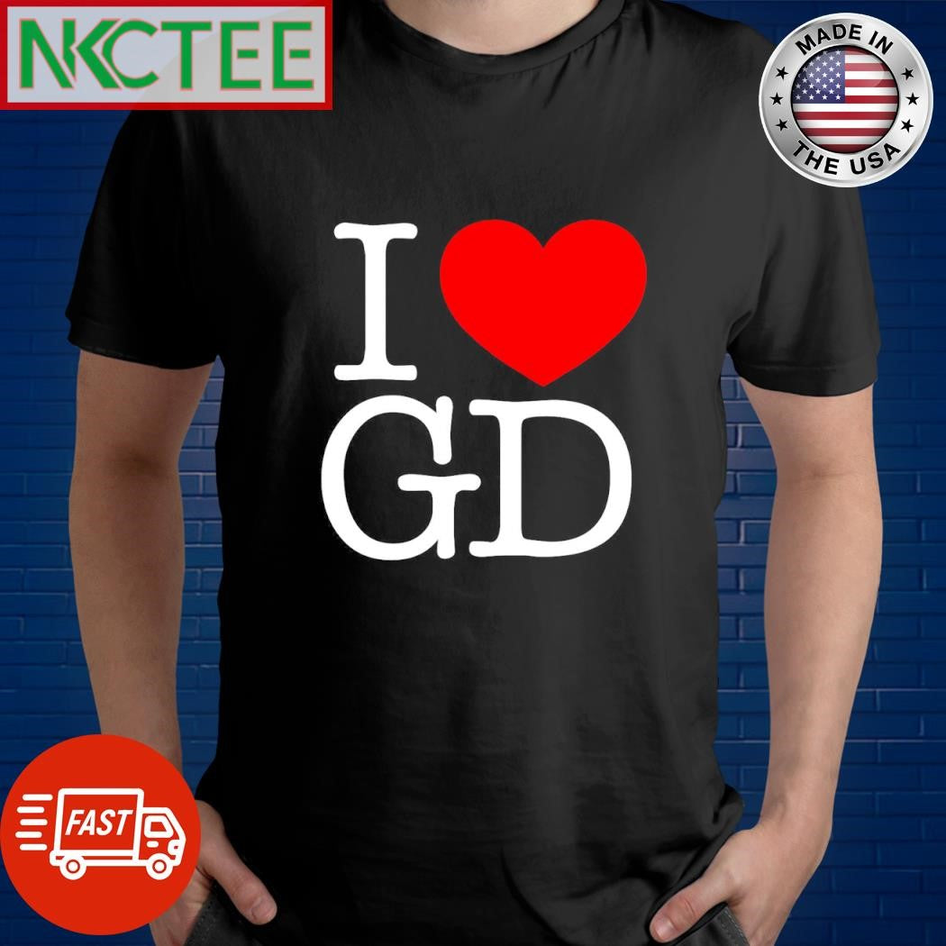 Original I love GD G-dragon shirt