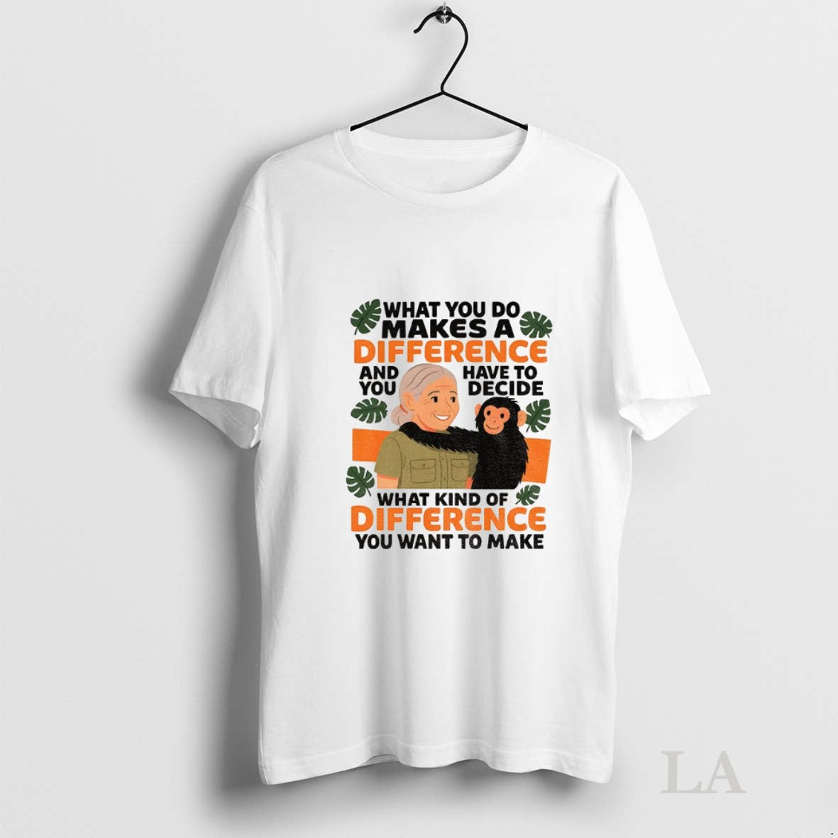 Original Jane Goodall Quote What You Do Makes A Difference