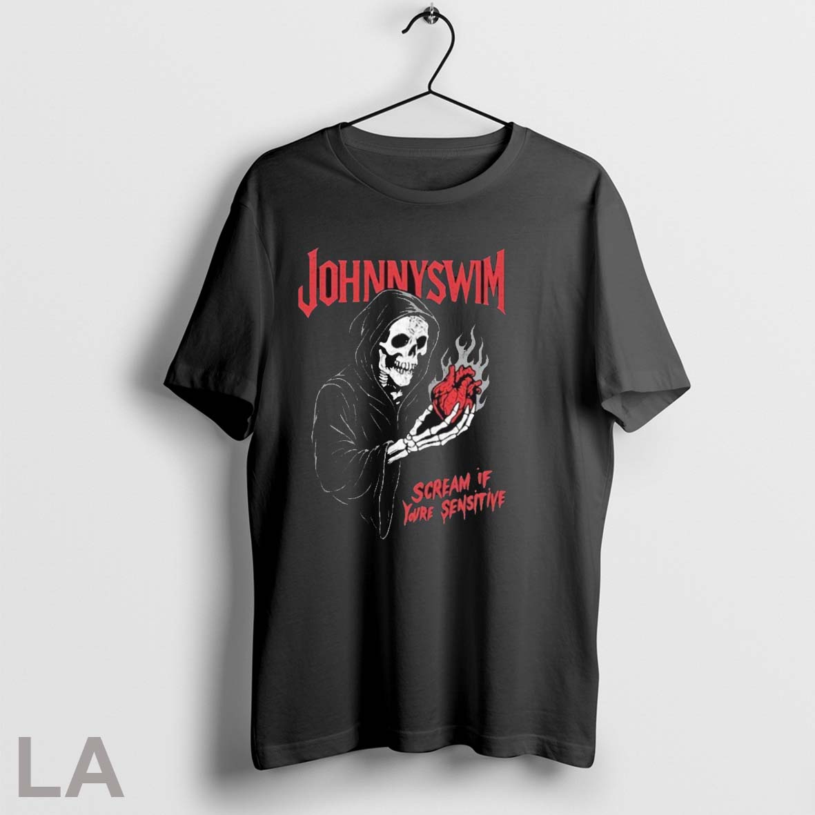 Original Johnnyswim Scream If Youre Sensitive Grim Reaper Heart