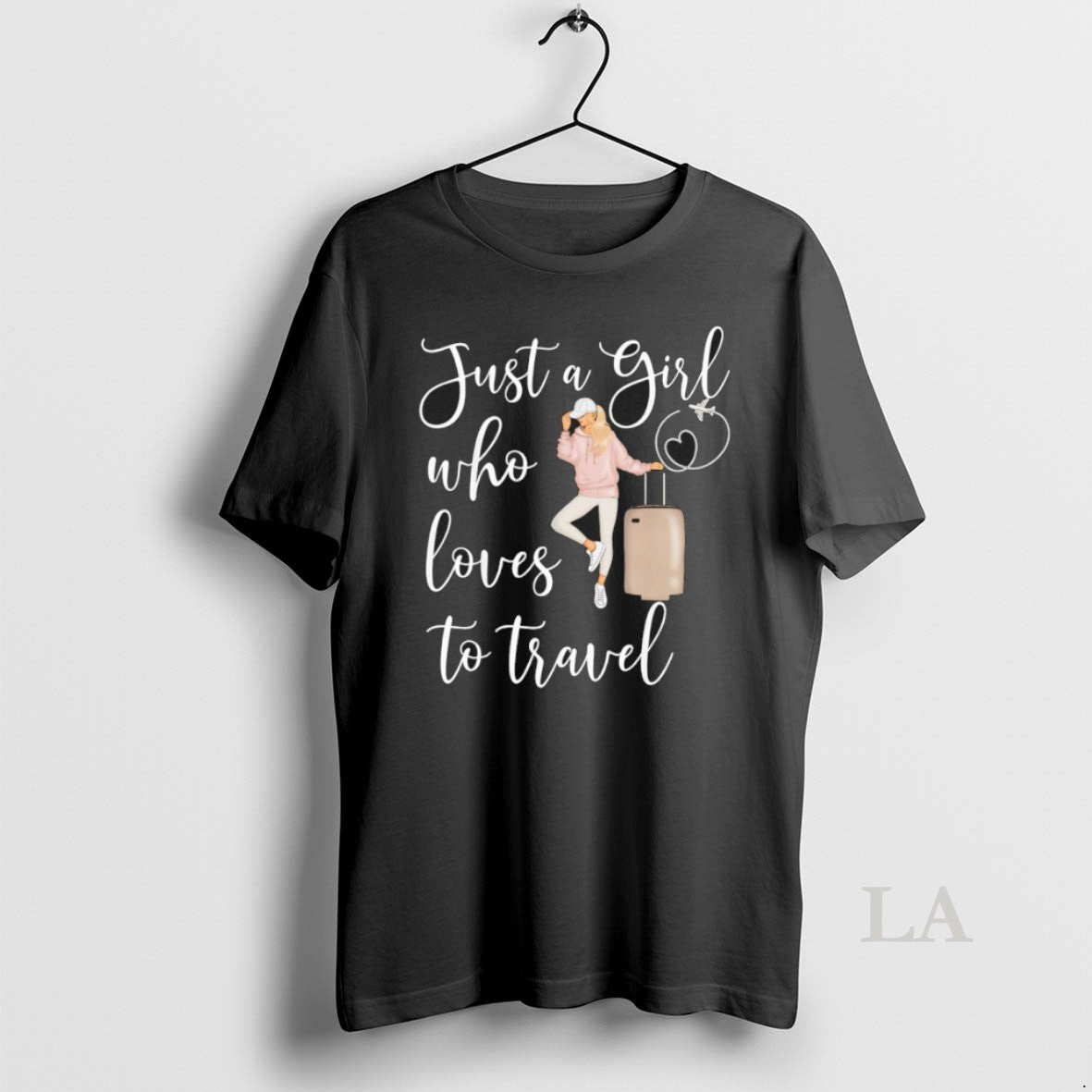 Original Just A Girl Who Loves To Travel