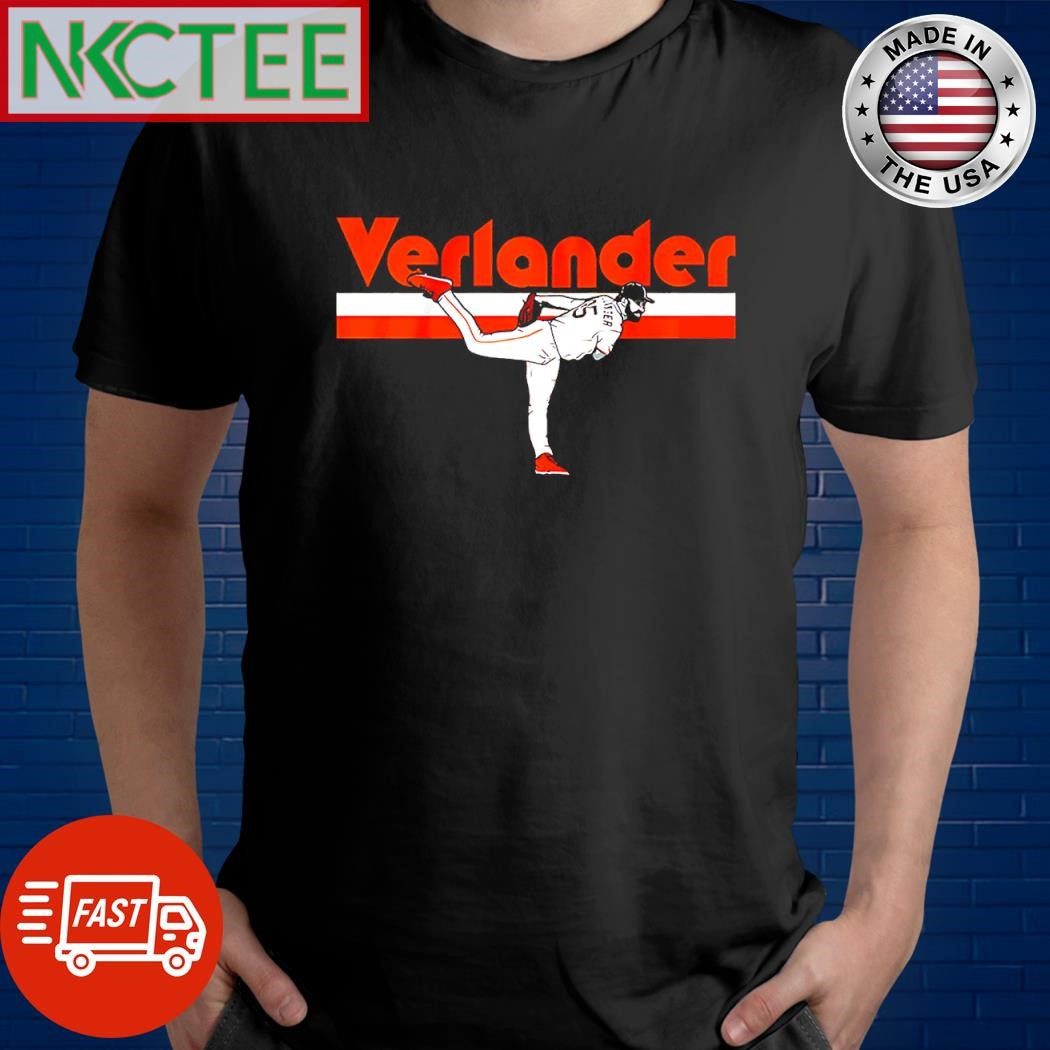 Original Justin Verlander San Francisco Ace throwing ball shirt