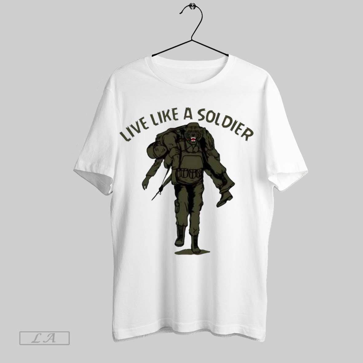 Original Live Like A Soldier Tiger Army Military