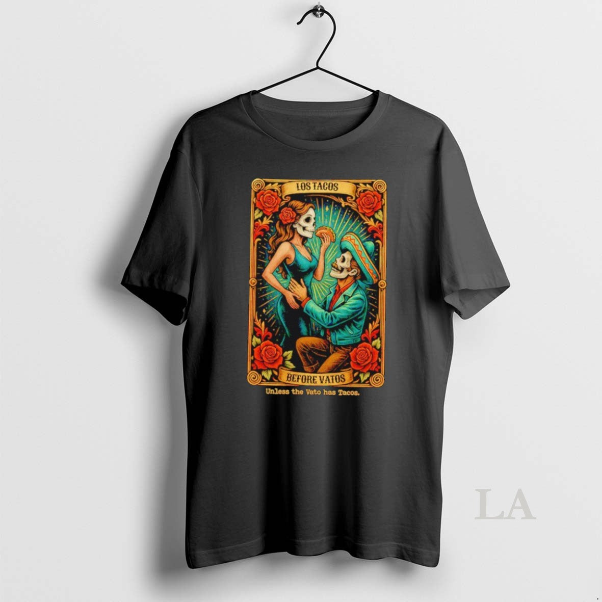 Original Los Tacos Before Vatos Tarot Card