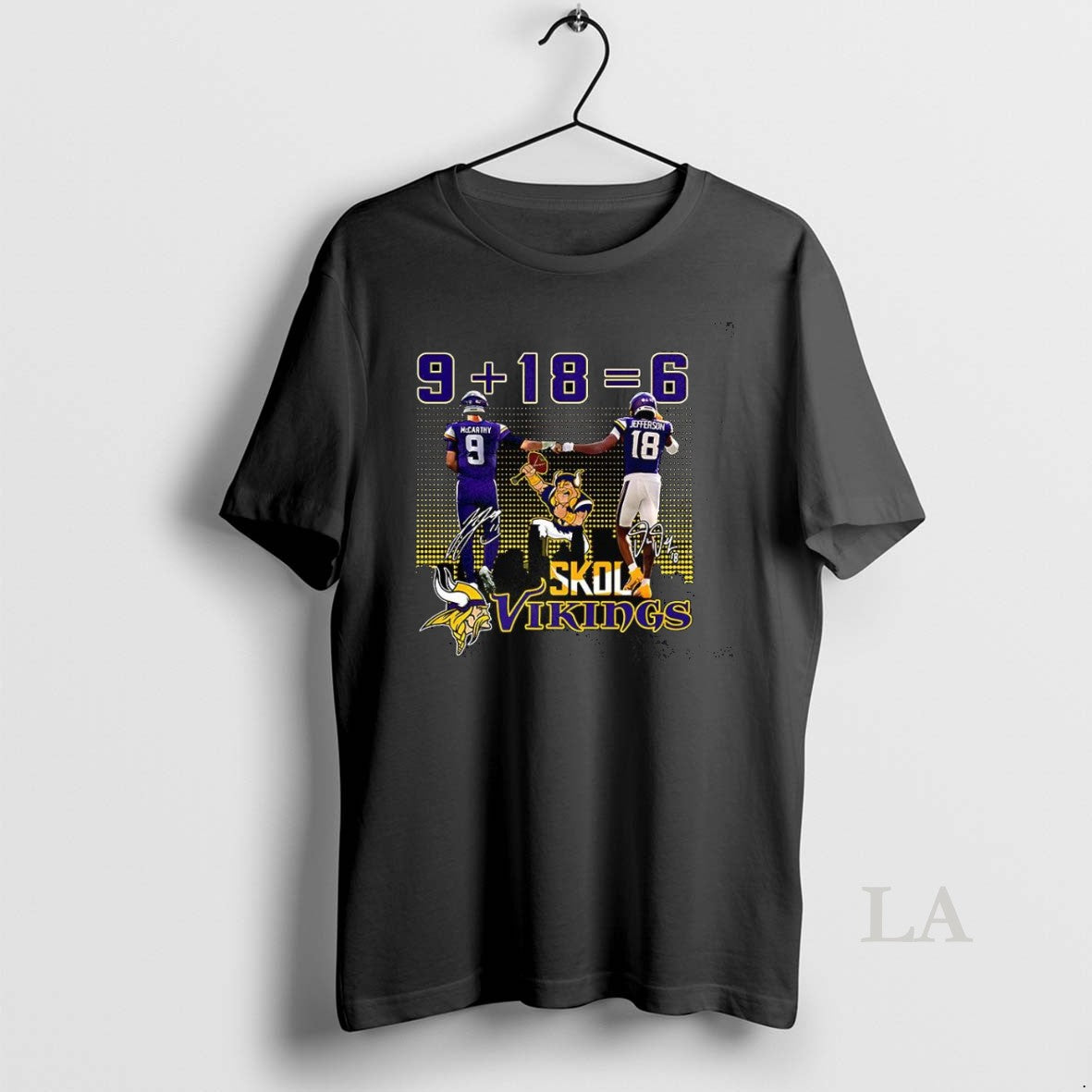 Original Mccarthy And Jefferson 9186 Skol Vikings Signature