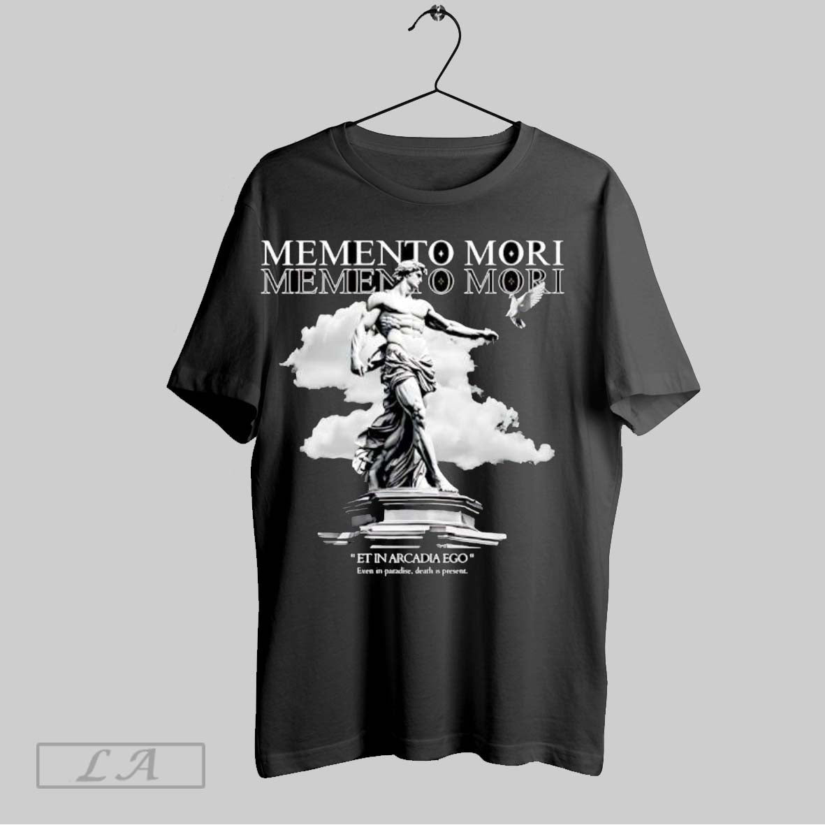 Original Memento Mori Et In Arcadia Ego Even In Paradise Death Is Present Statue