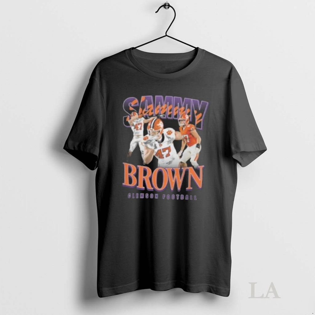 Original Ncaa Clemson Tigers Football Sammy Brown Retro 90s