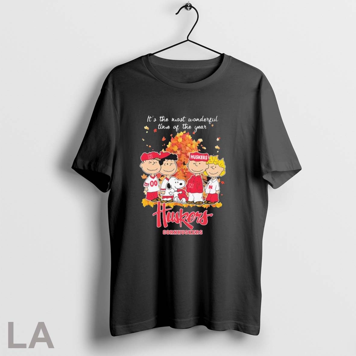 Original Nebraska Huskers And Peanuts Character Its The Most Wonderful Time Of The Year
