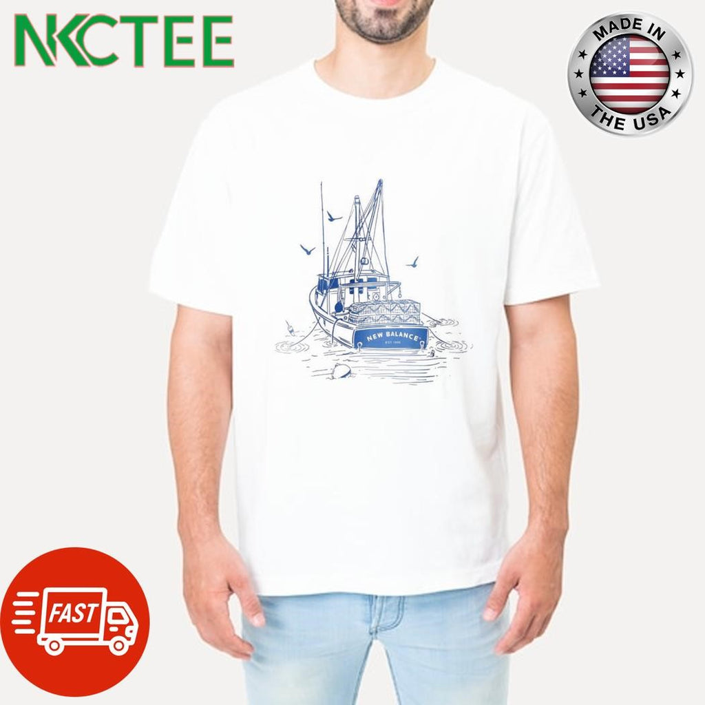 Original New Balance est 1906 fishing boat shirt