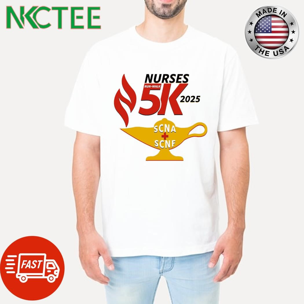 Original Nurses Run-walk 5k2025 Scna + Scnf Shirt