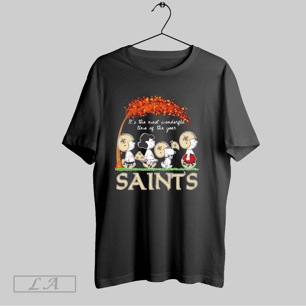 Original Peanuts Saints Fall Its The Most Wonderful Time Ladies