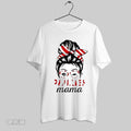 Original Phillies Mama Messy Bun Winking Eye Baseball Glasses Fan