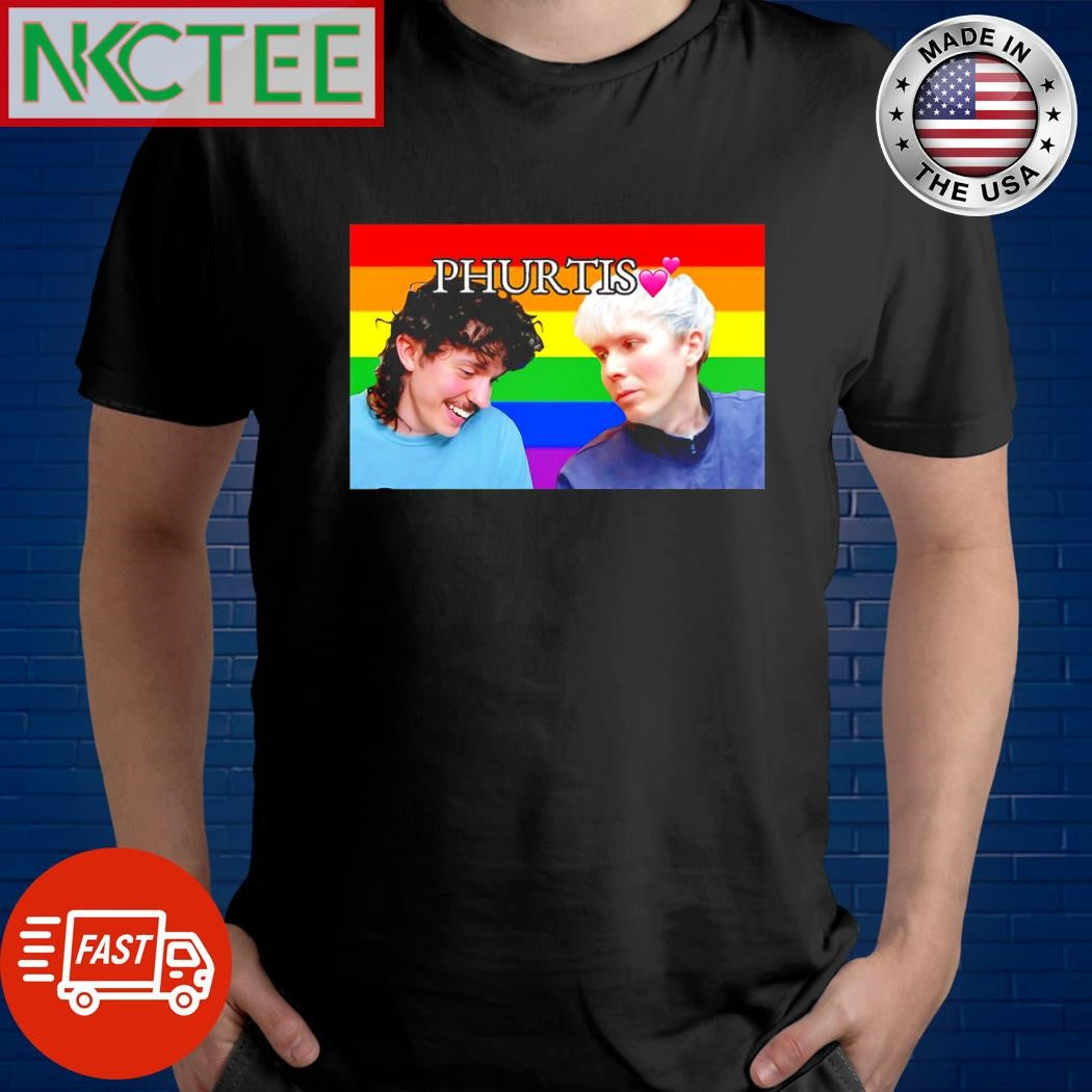 Original Phurtis LGBT rainbow flag Kurtis Conner shirt