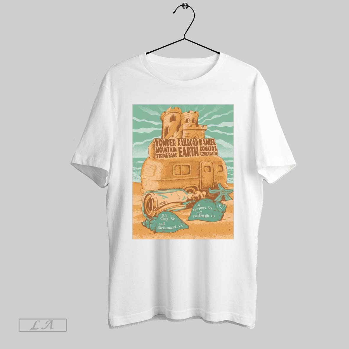 Original Poster Yonder Mountain String Band Daniel Donato Railroad Earth Tour September 4 7 2025