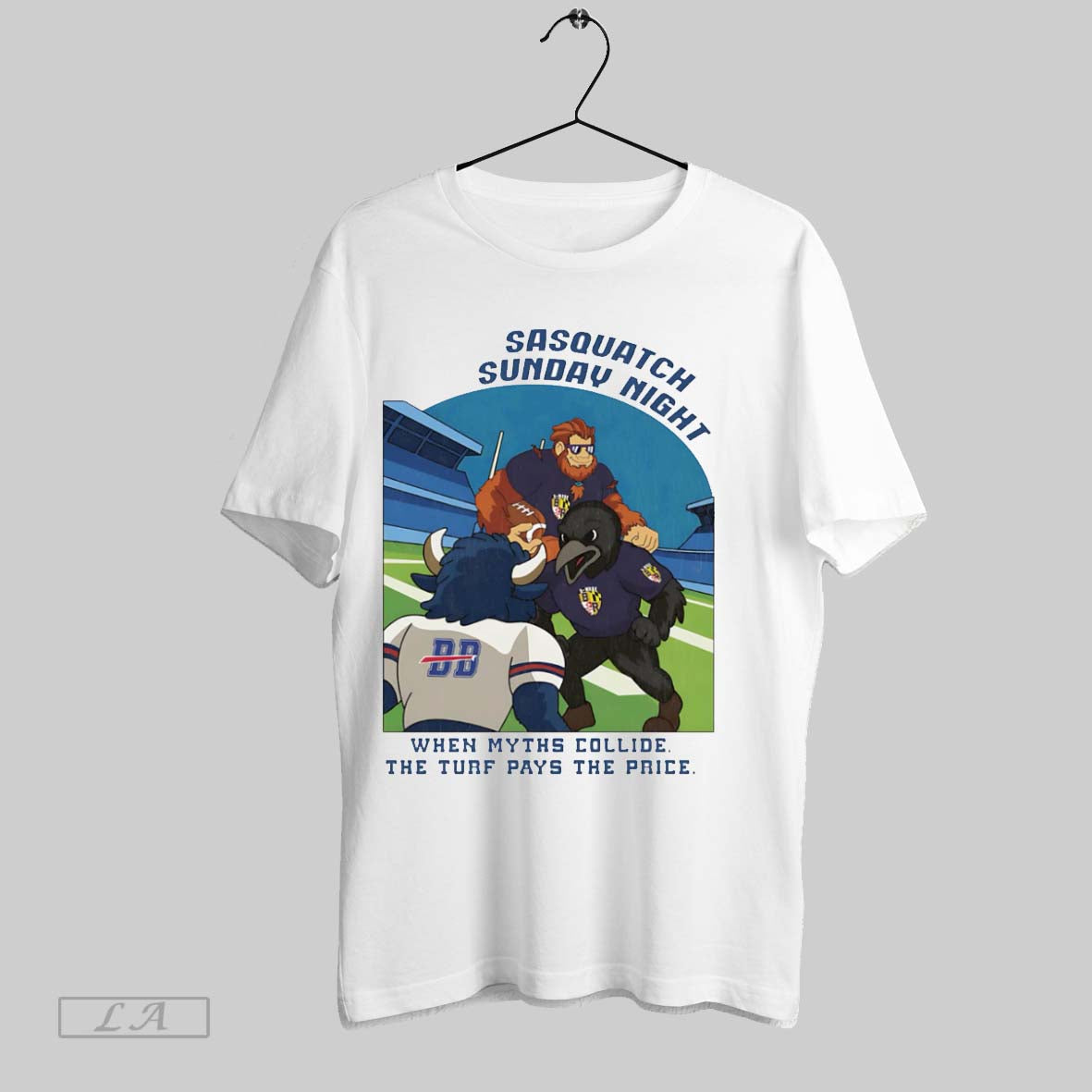 Original Ravens Sasquatch Sunday Night When Myths Collide The Turf Pays The Price