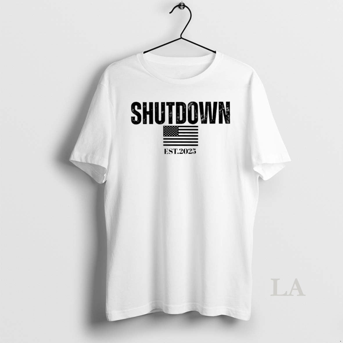 Original Shutdown 2025 American Flag