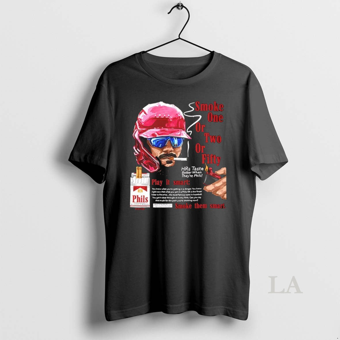 Original Smoke 50 Hrs One Or Two Or Fifty Philadelphia Phillies Baseball