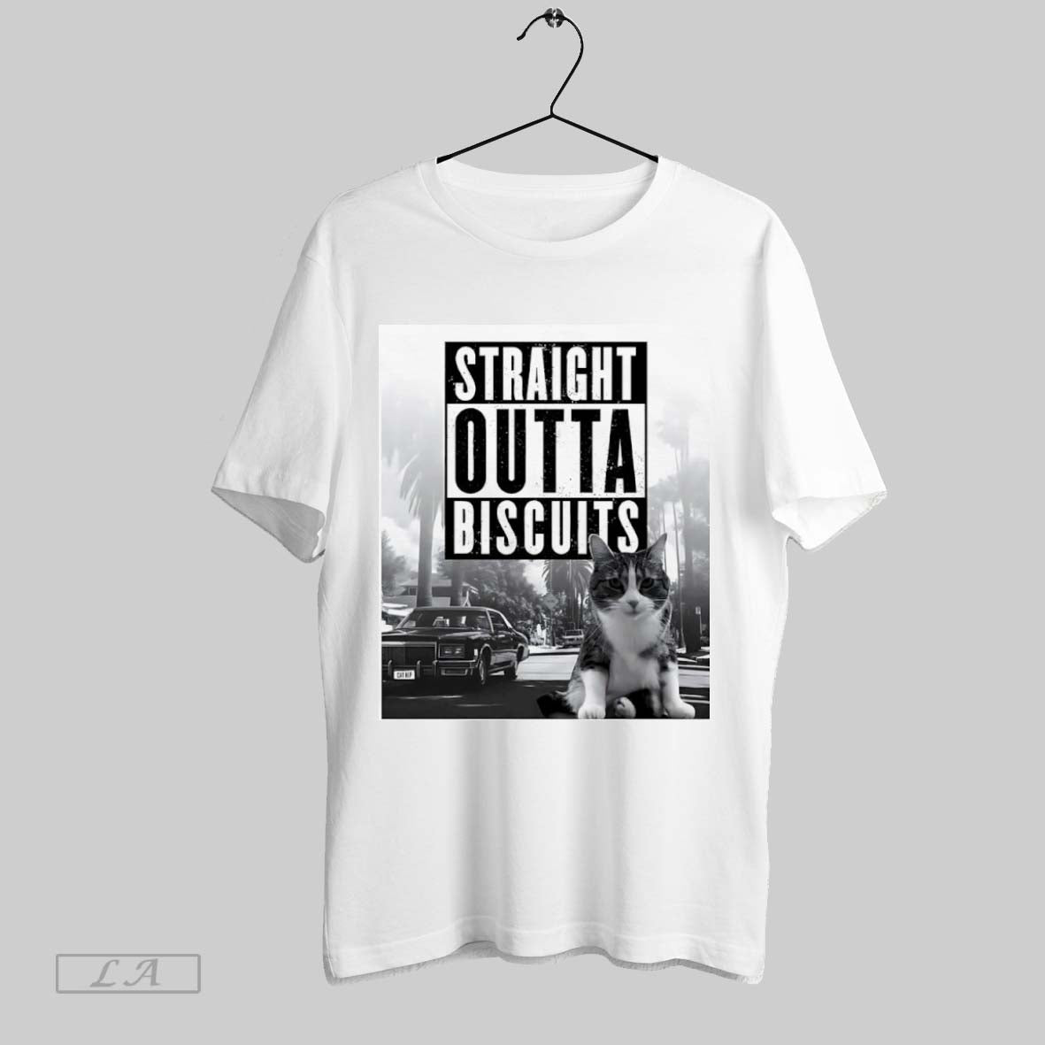 Original Straight Outta Biscuits Cat