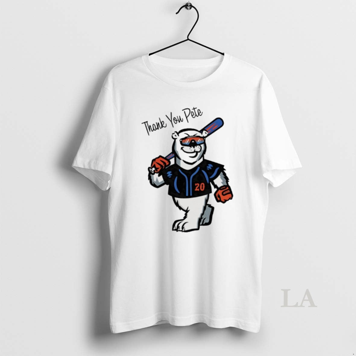 Original Thank You Pete Alonso Polar Bear New York Mets