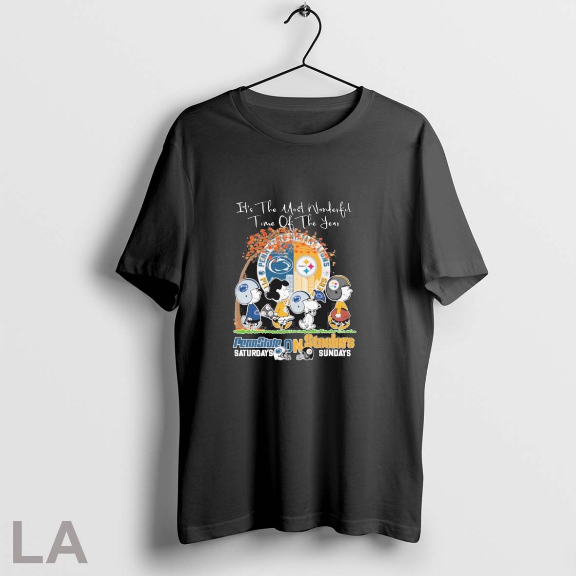 Original The Peanuts Walking X Penn State And Steelers Its The Most Wonderful Time Of