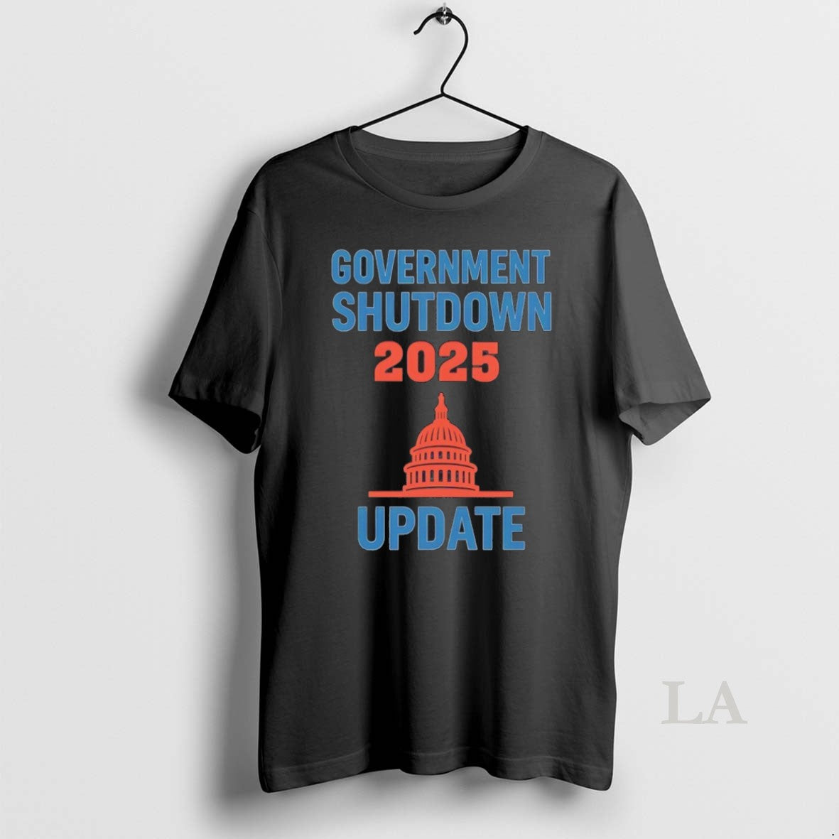 Original The White House Government Shutdown 2025 Update American Flag