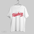 Original University Of Nebraska Huskers Script Logo Heavyweight