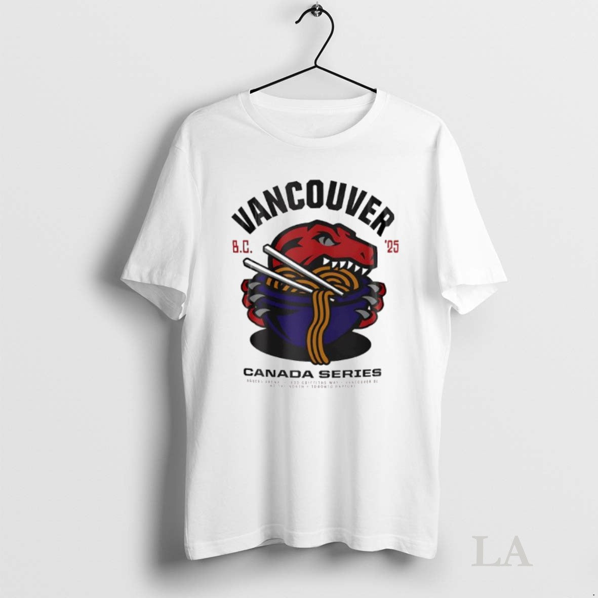 Original Vancouver Canada Series 2025 Toronto Raptors Noodles